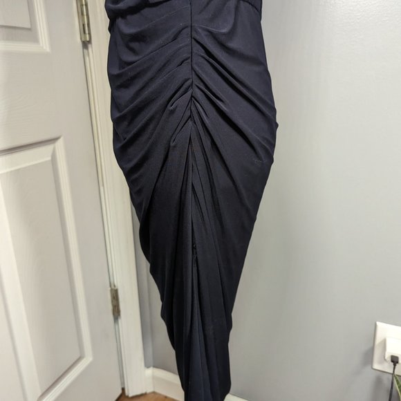 Vera Wang Sleeveless Draped/Ruched Dress *Please Read for Flaws - Picture 4 of 15